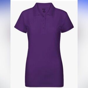 NWT  Purple juniors Polo Shirt Large